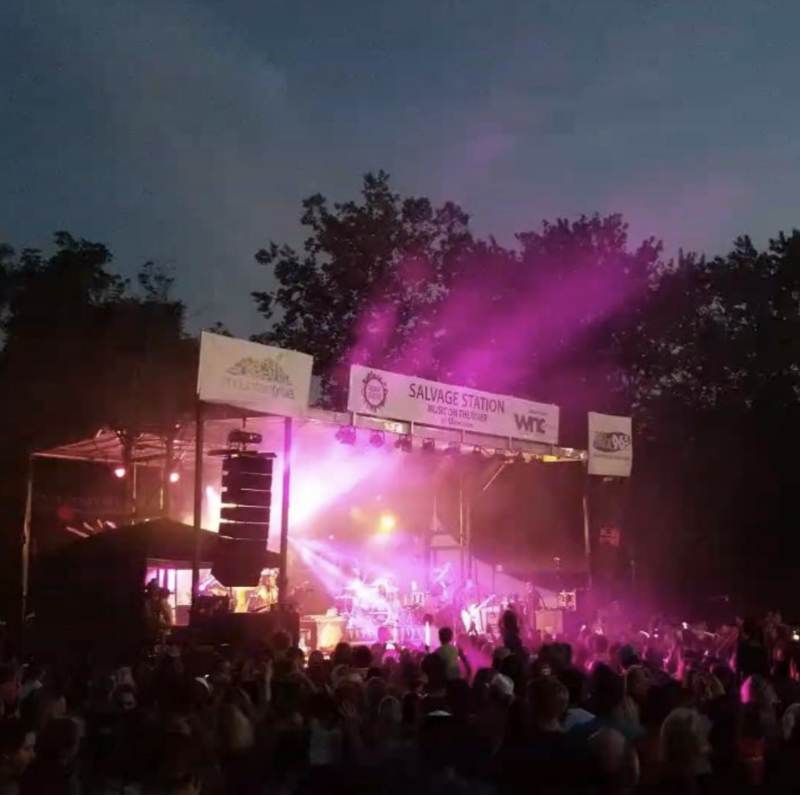 Outdoor Stage At Salvage Station Outdoor Stage At Salvage Station
