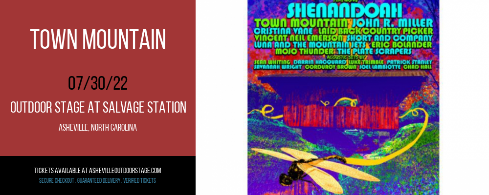 Town Mountain at Outdoor Stage At Salvage Station tickets Town Mountain at Outdoor Stage At Salvage Station
