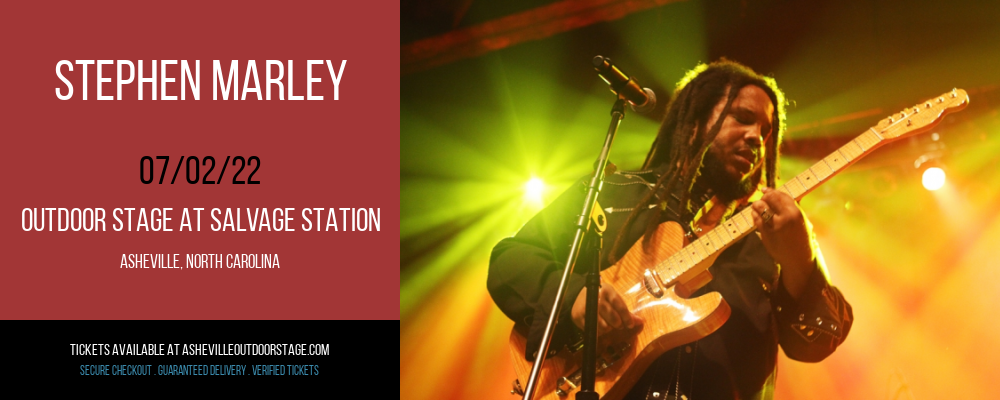 Stephen Marley at Outdoor Stage At Salvage Station tickets Stephen Marley at Outdoor Stage At Salvage Station
