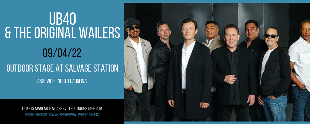 UB40 & The Original Wailers at Outdoor Stage At Salvage Station tickets UB40 & The Original Wailers at Outdoor Stage At Salvage Station
