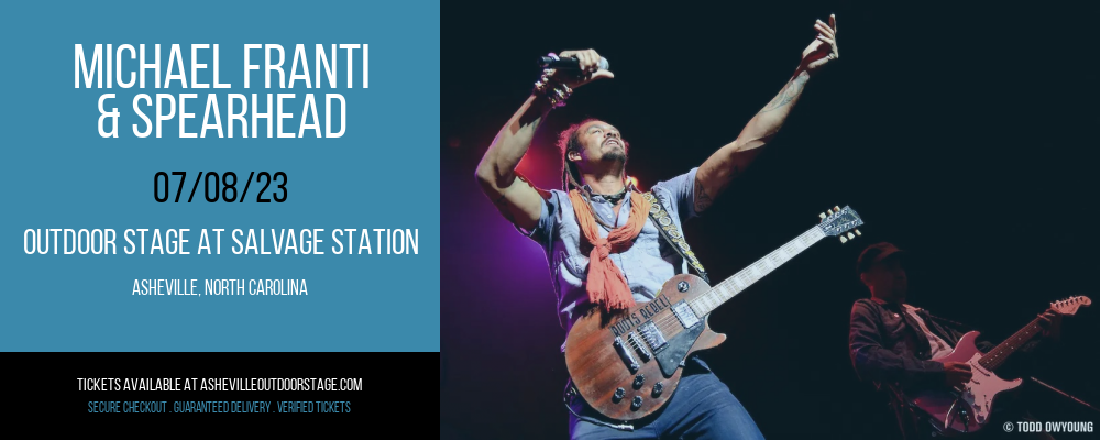 Michael Franti & Spearhead at Outdoor Stage At Salvage Station tickets Michael Franti & Spearhead at Outdoor Stage At Salvage Station