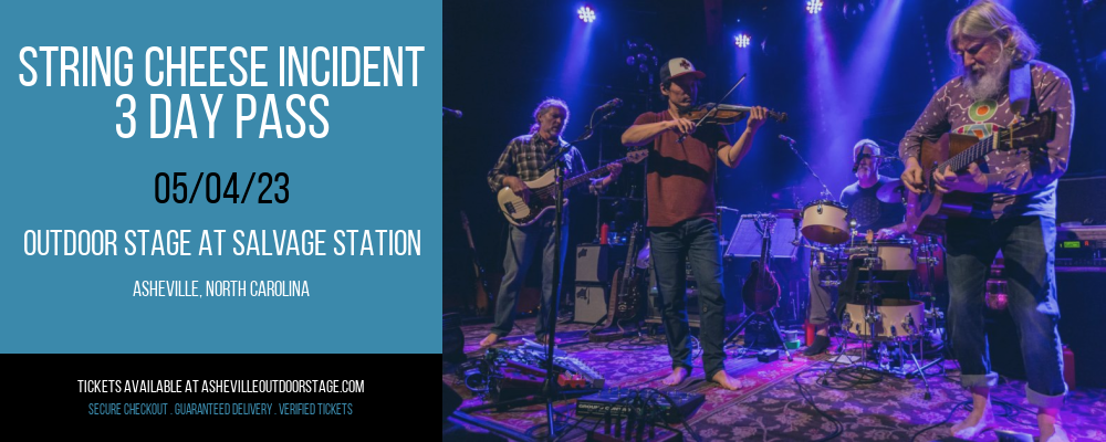 String Cheese Incident - 3 Day Pass at Outdoor Stage At Salvage Station tickets String Cheese Incident - 3 Day Pass at Outdoor Stage At Salvage Station