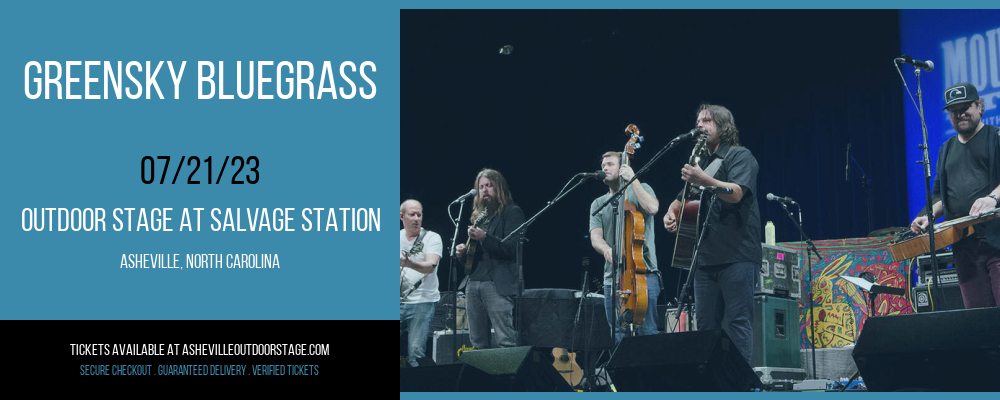 Greensky Bluegrass at Outdoor Stage At Salvage Station tickets Greensky Bluegrass at Outdoor Stage At Salvage Station