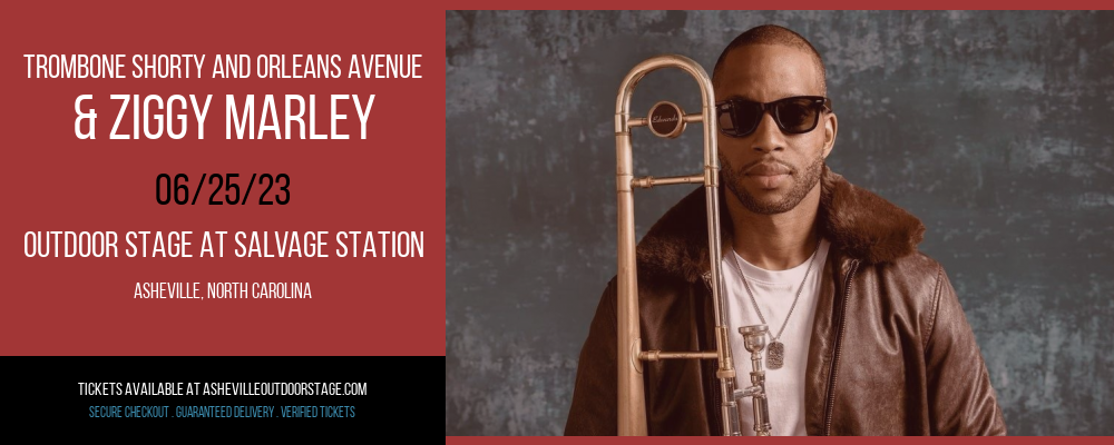 Trombone Shorty and Orleans Avenue & Ziggy Marley at Outdoor Stage At Salvage Station