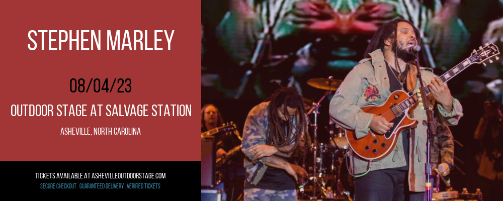 Stephen Marley at Outdoor Stage At Salvage Station