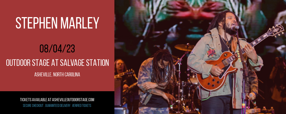 Stephen Marley at Outdoor Stage At Salvage Station tickets Stephen Marley at Outdoor Stage At Salvage Station