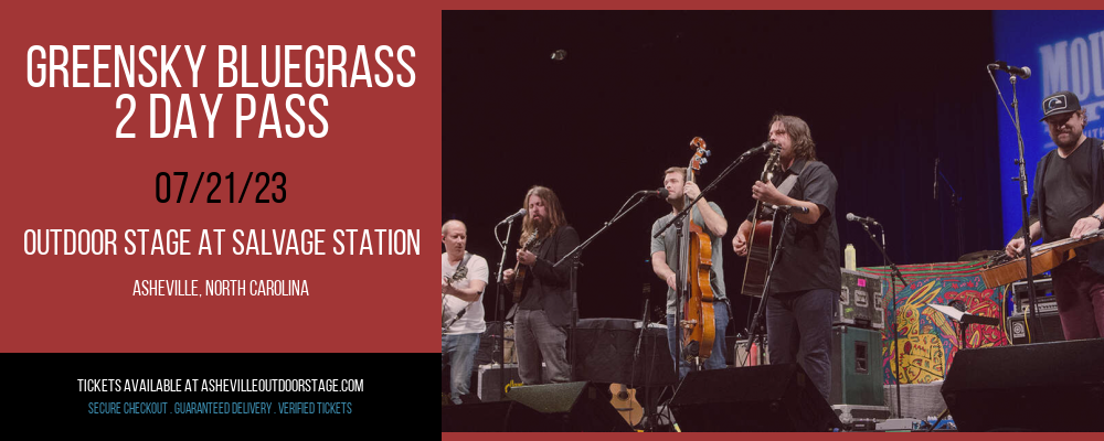 Greensky Bluegrass - 2 Day Pass at Outdoor Stage At Salvage Station tickets Greensky Bluegrass - 2 Day Pass at Outdoor Stage At Salvage Station