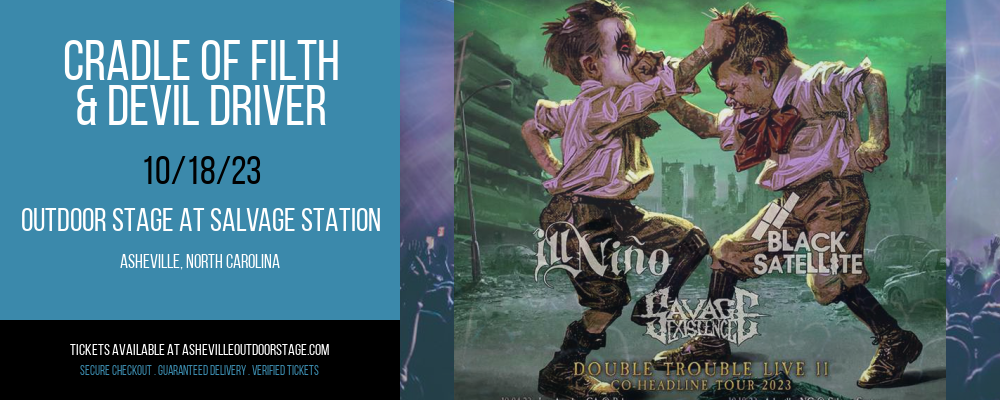 Cradle of Filth & Devil Driver at Outdoor Stage At Salvage Station